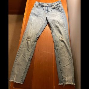 Tractr blue-ish/gray ripped jeans size 12 kids